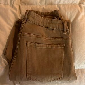 Woman’s Tractr Camel colored Denim Size 10
